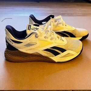 Reebok Nano X ; White, Navy Blue and Gum Colorway; US Men 9.5